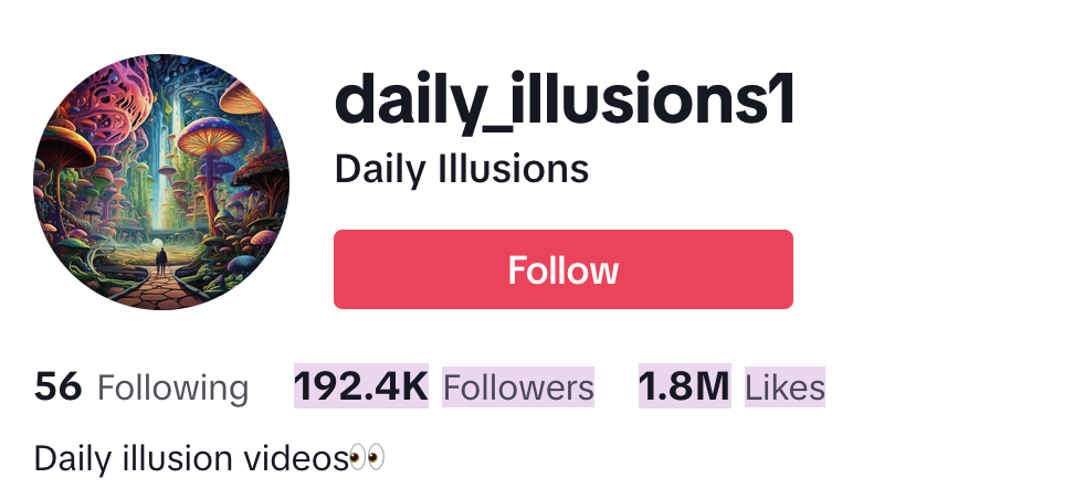 TikTok profile 